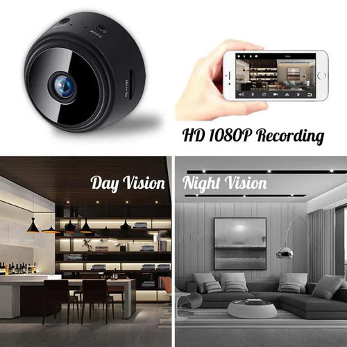 Cámara Mini WiFi A9 | Vigilancia HD 720P con Visión Nocturna y App Móvil